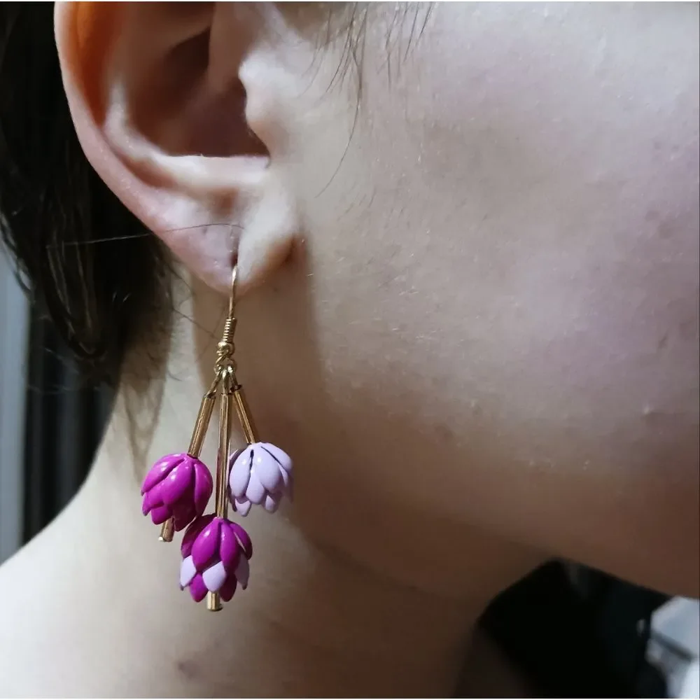 Flower Drop Earrings